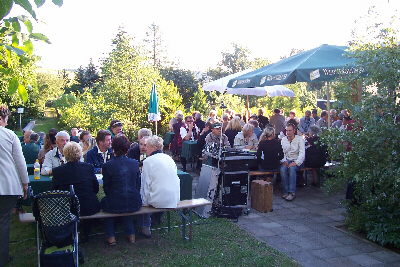 Kleingartenanlage Grillabend