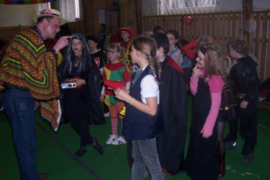 Faschingsveranstaltung in der Turnhalle Wernesgrün
