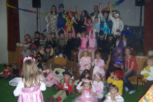Faschingsveranstaltung in der Turnhalle Wernesgrün