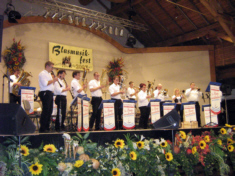 Frühshoppe zu Ehren von Blasmusikanten