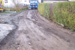 Baubeginn Deckenerierung Andreas-Schubert straße 2. Teilabschnitt